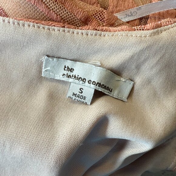 The Clothing Company Beige Lace Ruffle Mini Dress - Picture 6 of 6